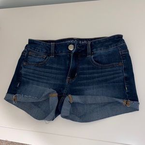 american eagle shortie shorts